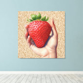 Premium - omgepakt canvas (glanzend) afdruk (Insitu (Houten vloer))