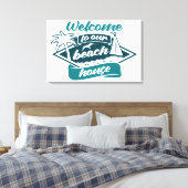 Premium - omgepakt canvas (glanzend) afdruk (Insitu (Slaapkamer))