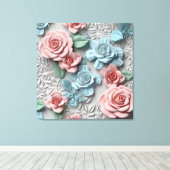 Premium - omgepakt canvas (glanzend) afdruk (Insitu (Houten vloer))