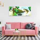 Premium - omgepakt canvas (glanzend) afdruk (Insitu (Woonkamer))