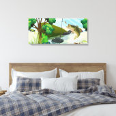 Premium - omgepakt canvas (glanzend) afdruk (Insitu (Slaapkamer))