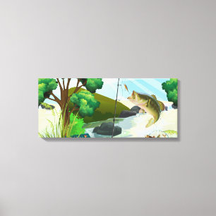 Premium - omgepakt canvas (glanzend) afdruk