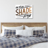 Premium - omgepakt canvas (glanzend) afdruk (Insitu (Slaapkamer))