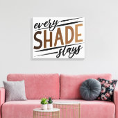 Premium - omgepakt canvas (glanzend) afdruk (Insitu (Woonkamer))