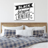 Premium - omgepakt canvas (glanzend) afdruk (Insitu (Slaapkamer))