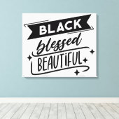 Premium - omgepakt canvas (glanzend) afdruk (Insitu (Houten vloer))