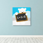 Premium - omgepakt canvas (glanzend) afdruk (Insitu (Houten vloer))