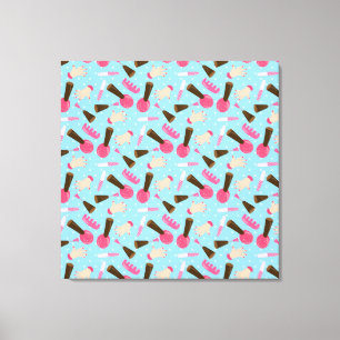 Premium - omgepakt canvas (glanzend) afdruk