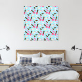 Premium - omgepakt canvas (glanzend) afdruk (Insitu (Slaapkamer))