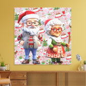 Premium - omgepakt canvas (glanzend) afdruk (Insitu (Woonkamer))