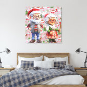 Premium - omgepakt canvas (glanzend) afdruk (Insitu (Slaapkamer))