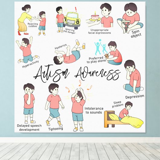 Premium - omgepakt canvas (glanzend) afdruk (Insitu (Houten vloer))