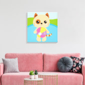 Premium - omgepakt canvas (glanzend) afdruk (Insitu (Woonkamer))