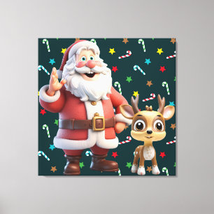 Premium - omgepakt canvas (glanzend) afdruk