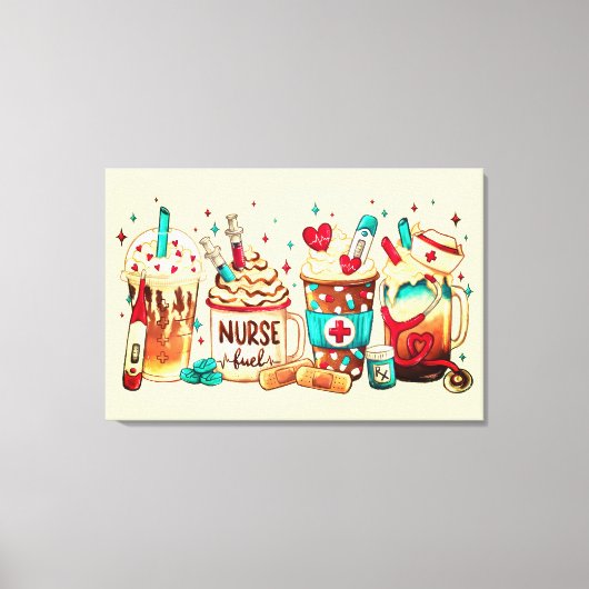 Premium - omgepakt canvas (glanzend) afdruk (Voorkant)