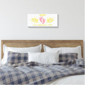 Premium - omgepakt canvas (glanzend) afdruk (Insitu (Slaapkamer))