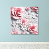 Premium - omgepakt canvas (glanzend) afdruk (Insitu (Houten vloer))