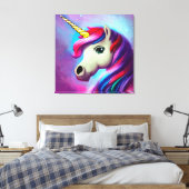 Premium - omgepakt canvas (glanzend) afdruk (Insitu (Slaapkamer))