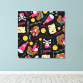 Premium - omgepakt canvas (glanzend) afdruk (Insitu (Houten vloer))