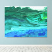 Premium - omgepakt canvas (glanzend) afdruk (Insitu (Houten vloer))