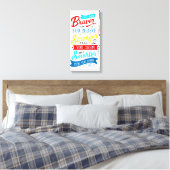 Premium - omgepakt canvas (glanzend) afdruk (Insitu (Slaapkamer))