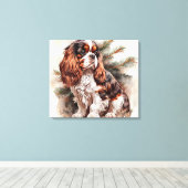 Premium - omgepakt canvas (glanzend) afdruk (Insitu (Houten vloer))