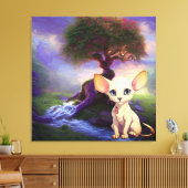 Premium - omgepakt canvas (glanzend) afdruk (Insitu (Woonkamer))