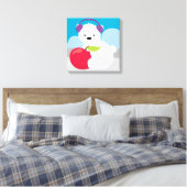 Premium - omgepakt canvas (glanzend) afdruk (Insitu (Slaapkamer))