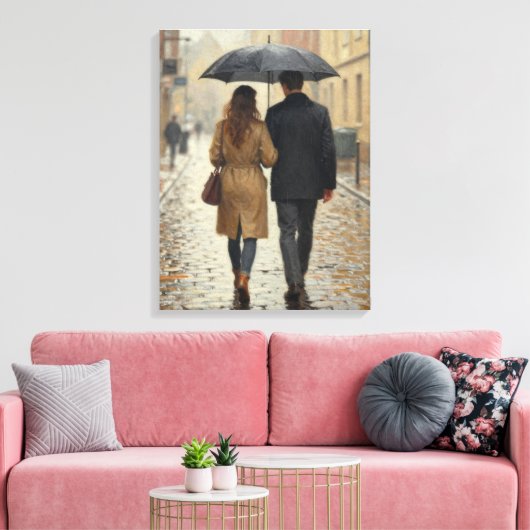 Premium omwikkelde canvas 18 x 24 inch afdruk (Insitu (Woonkamer))