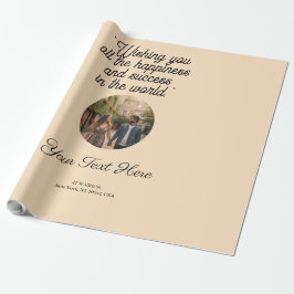 Premium One Color Gift Wrap - Effen papier op maat