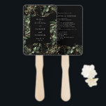 Premium onyx modern eucalyptus Black Wedding Handwaaier<br><div class="desc">Premium Onyx Modern Eucalyptus Black Weddenschap Tandwierp #pampasgras #junglebruiloft #jungleuitnodiging #coralbruiloft #bruildingmenu #woestijtwedding #lasvegasbruiloft #terracottabruiloft #peachbruiloft #pampasweddenmenu #pampas #terracotta #peach #naturalaledgras #driedpampas #wabisabibruiloft #naturebruiloft</div>