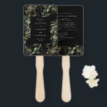 Premium onyx modern eucalyptus Black Wedding Handwaaier<br><div class="desc">Premium Onyx Modern Eucalyptus Black Weddenschap Tandwierp #pampasgras #junglebruiloft #jungleuitnodiging #coralbruiloft #bruildingmenu #woestijtwedding #lasvegasbruiloft #terracottabruiloft #peachbruiloft #pampasweddenmenu #pampas #terracotta #peach #naturalaledgras #driedpampas #wabisabibruiloft #naturebruiloft</div>