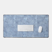 Premium op maat lichtblauw jeans denim effect bureaumat (Keyboard & Muis)