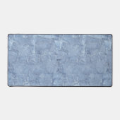 Premium op maat lichtblauw jeans denim effect bureaumat (Voorkant)