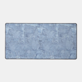 Premium op maat lichtblauw jeans denim effect bureaumat