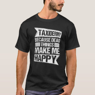 Premium opzetten van dieren door taxidermist t-shirt