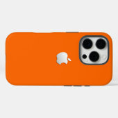 Premium Oranje iPhone 16 Pro Tough Hoesje (Achterkant (horizontaal))