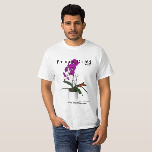 Premium Orchid T-shirt (Voorkant volledig)