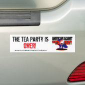 Premium over de partij bumpersticker (Op auto)