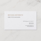 Premium - Padel - modern - elegant eenvoudig Visitekaartje (Voorkant)