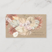 Premium - Pampas - Original Kraft Modern Designer Visitekaartje (Achterkant)