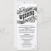 Premium Paper Elegant Western Wedding Invitations Kaart (Voorkant)