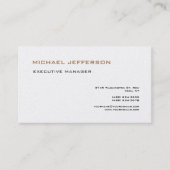 Premium - Pearl Modern Eenvoudig minimalistisch Visitekaartje (Voorkant)