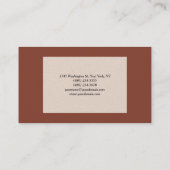 Premium - Pearl Modern minimalistisch Visitekaartje (Achterkant)