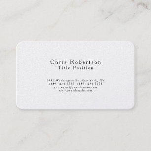 Premium Pearl Zwart Wit Charmant Minimalistisch Visitekaartje