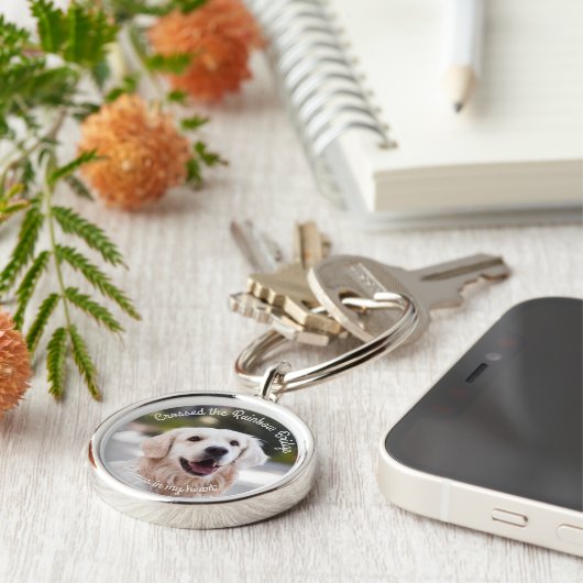 Premium Pet Memorial Sleutelhanger (Zijkant)