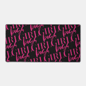 Premium Pink | Meisje Baas | Modern Ultra Bureaumat (Voorkant)