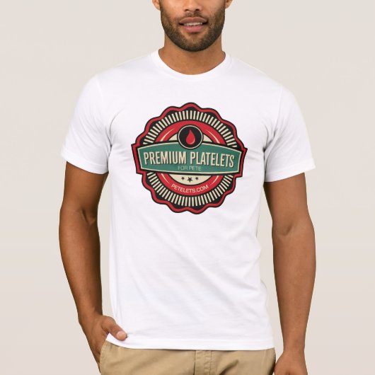 Premium Platelets T-Shirt (Voorkant)
