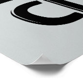 Premium-Poster voor grote tapekouten Poster (Hoek)