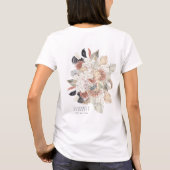 Premium - Pure White Pampas Grass Floral Ultra T-shirt (Achterkant)